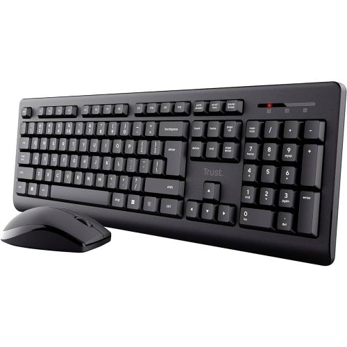TASTIERA USB WIRELESS TRUST PRIMO + MOUSE 3 PULSANTI